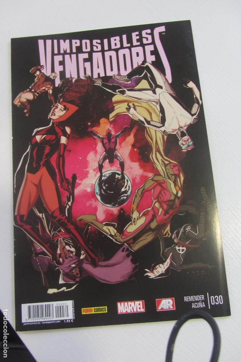 C&oacute;mics: IMPOSIBLES VENGADORES N&ordm; 30, REMENDER/ACU&Ntilde;A PANINI BUEN ESTADO PANINI arx61