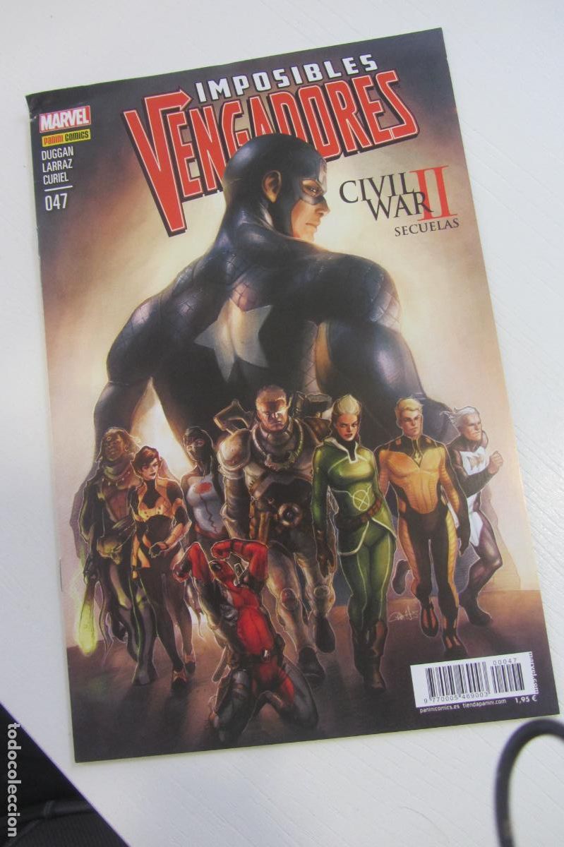 C&oacute;mics: IMPOSIBLES VENGADORES N&ordm; 47 PANINI BUEN ESTADO PANINI arx61