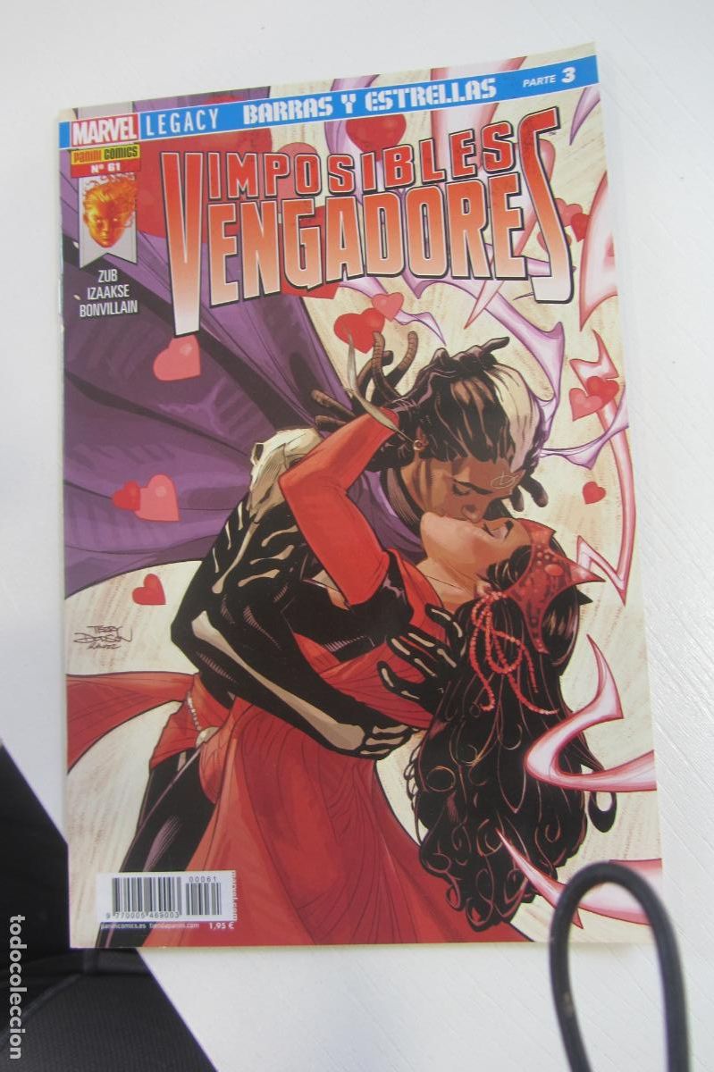 C&oacute;mics: IMPOSIBLES VENGADORES N&ordm; 61 MARVEL - PANINI arx184