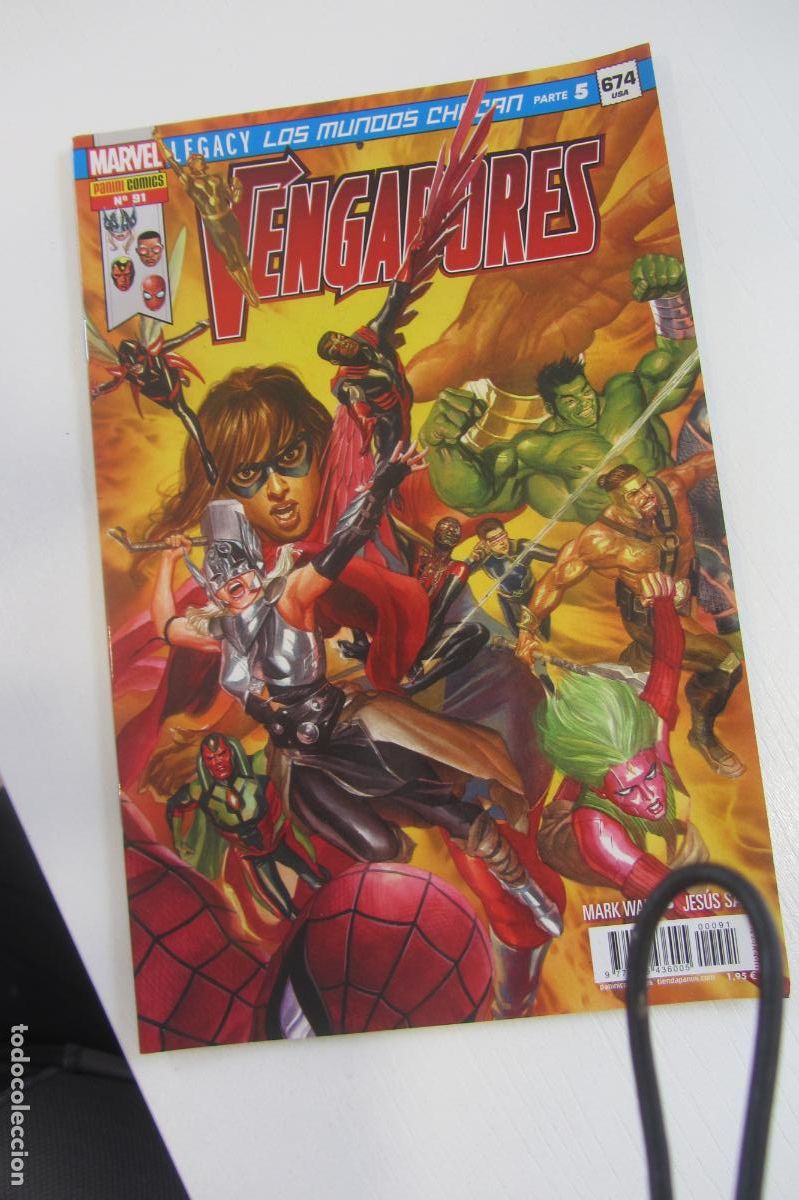 C&oacute;mics: LOS VENGADORES VOL. 4 N&ordm; 91 LOS MUNDOS CHOCAN 5 - PANINI MARVEL PANINI arx184