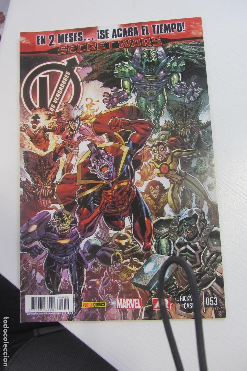 C&oacute;mics: LOS VENGADORES - vol.4 - N&ordm; 53 MARVEL PANINI arx184