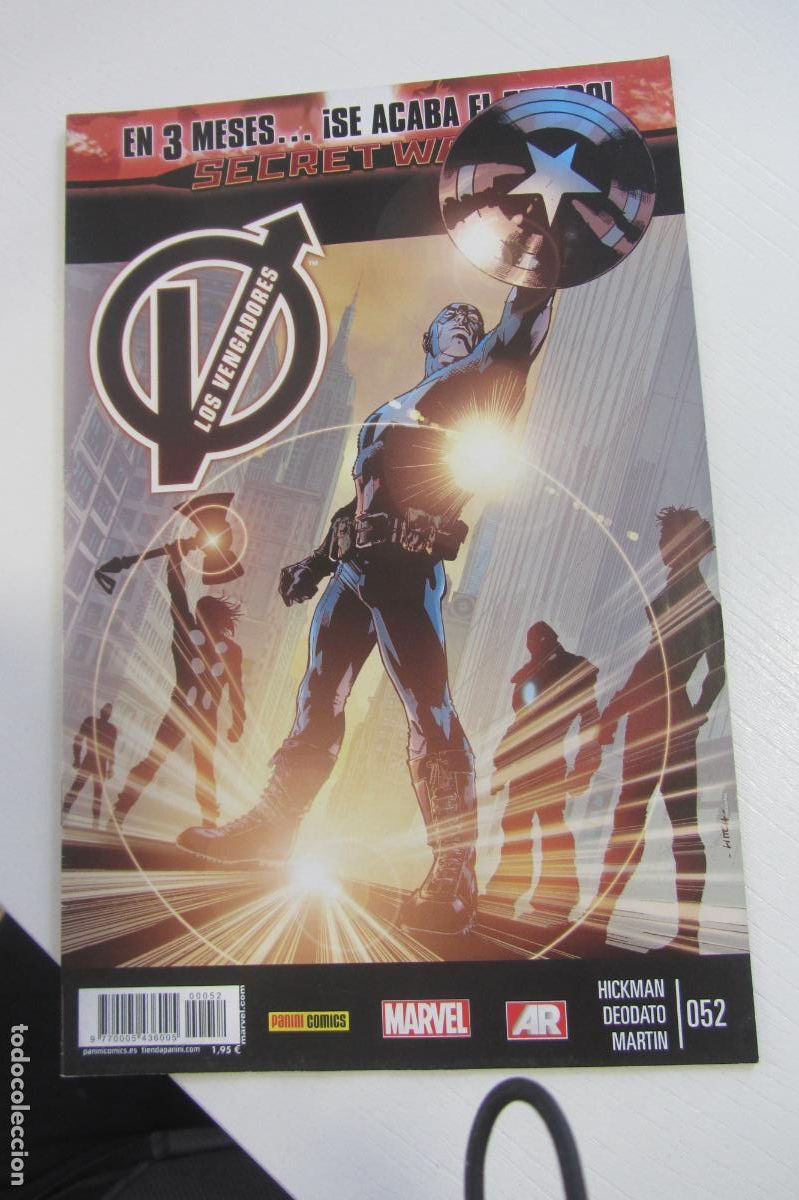 C&oacute;mics: LOS VENGADORES - vol.4 - N&ordm; 52 MARVEL PANINI arx184