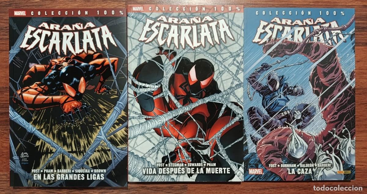 C&oacute;mics: ARA&Ntilde;A ESCARLATA. 3 TOMOS. COMPLETO. 100% MARVEL