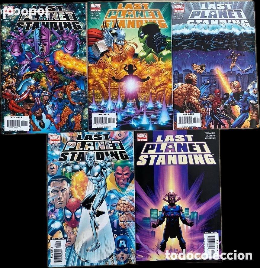 C&oacute;mics: Last Planet Standing 1-5 Complete Set USA Marvel MC2 - Foto 1