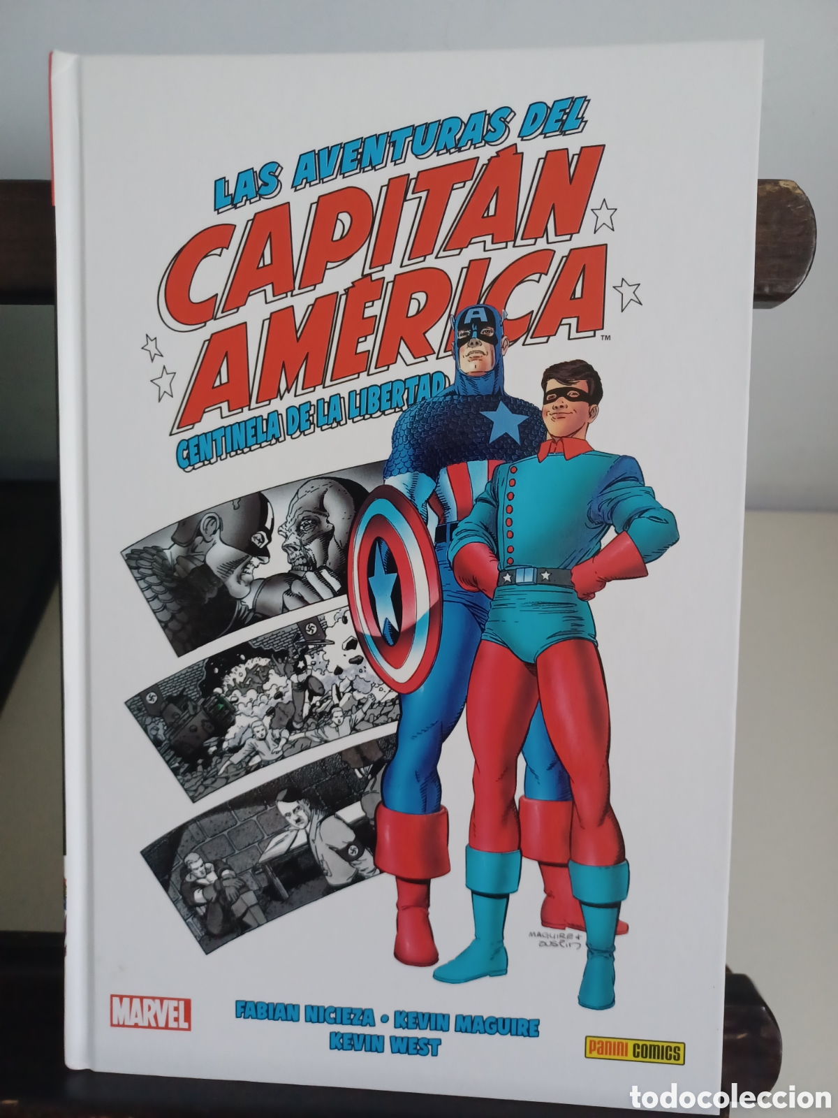 C&oacute;mics: Las aventuras del Capit&aacute;n Am&eacute;rica. Centinela de la libertad/ 100% Marvel HC/ Panini/NUEVO A ESTRENAR