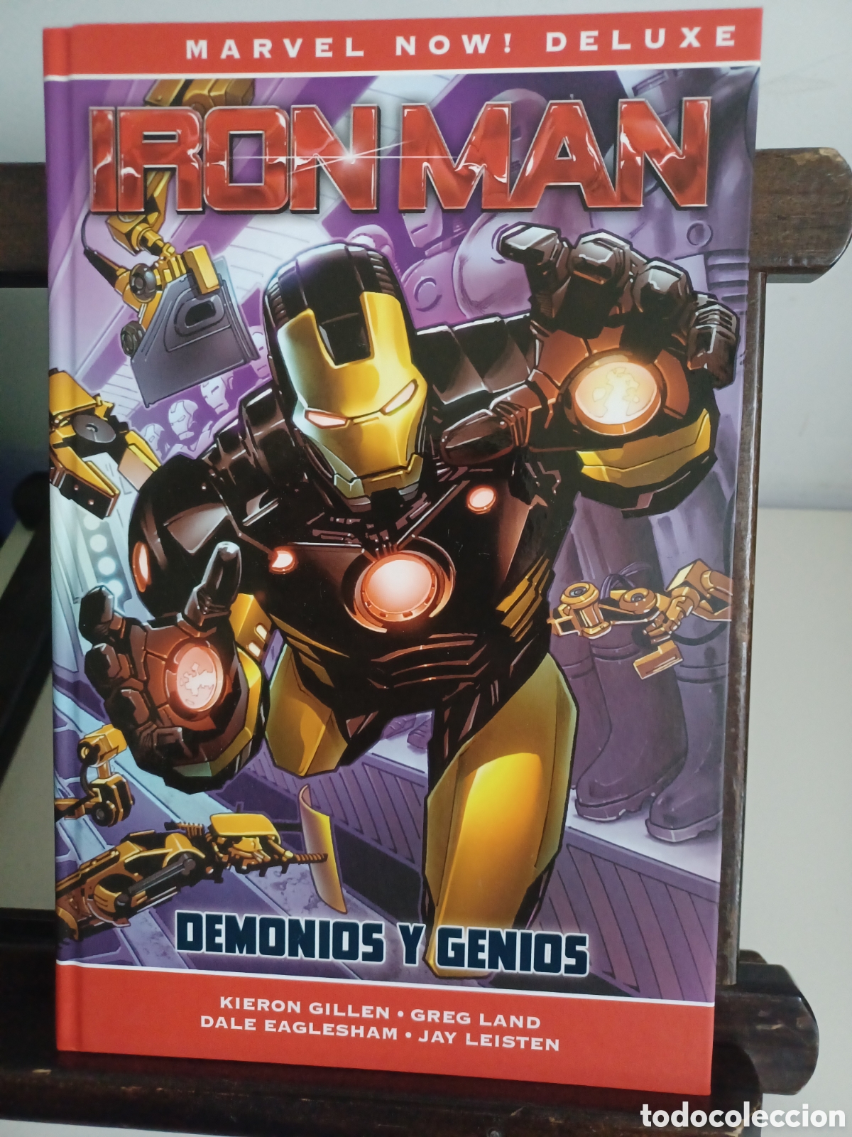 C&oacute;mics: Iron Man de Kieron Gillen 1 Demonios y genios/ Marvel Now Deluxe/ Panini/ NUEVO A ESTRENAR