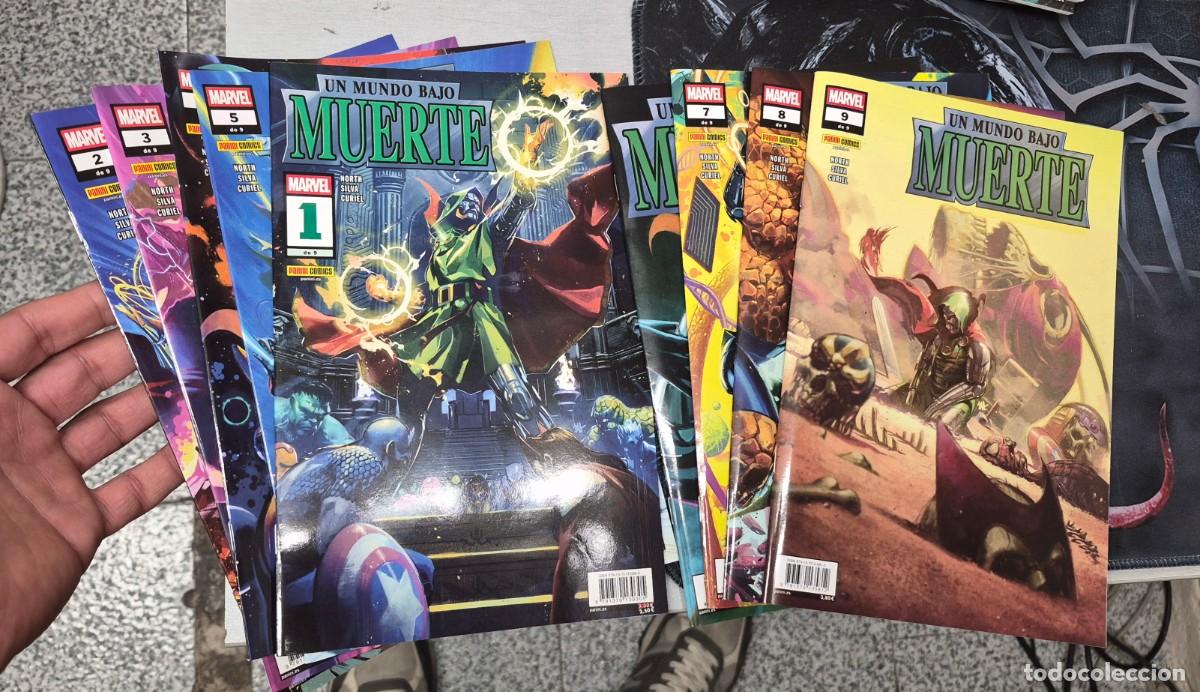 C&oacute;mics: UN MUNDO BAJO MUERTE &iexcl; COMPLETA 9 NUMEROS + EL TESTAMENTO DE MUERTE / MARVEL - PANINI
