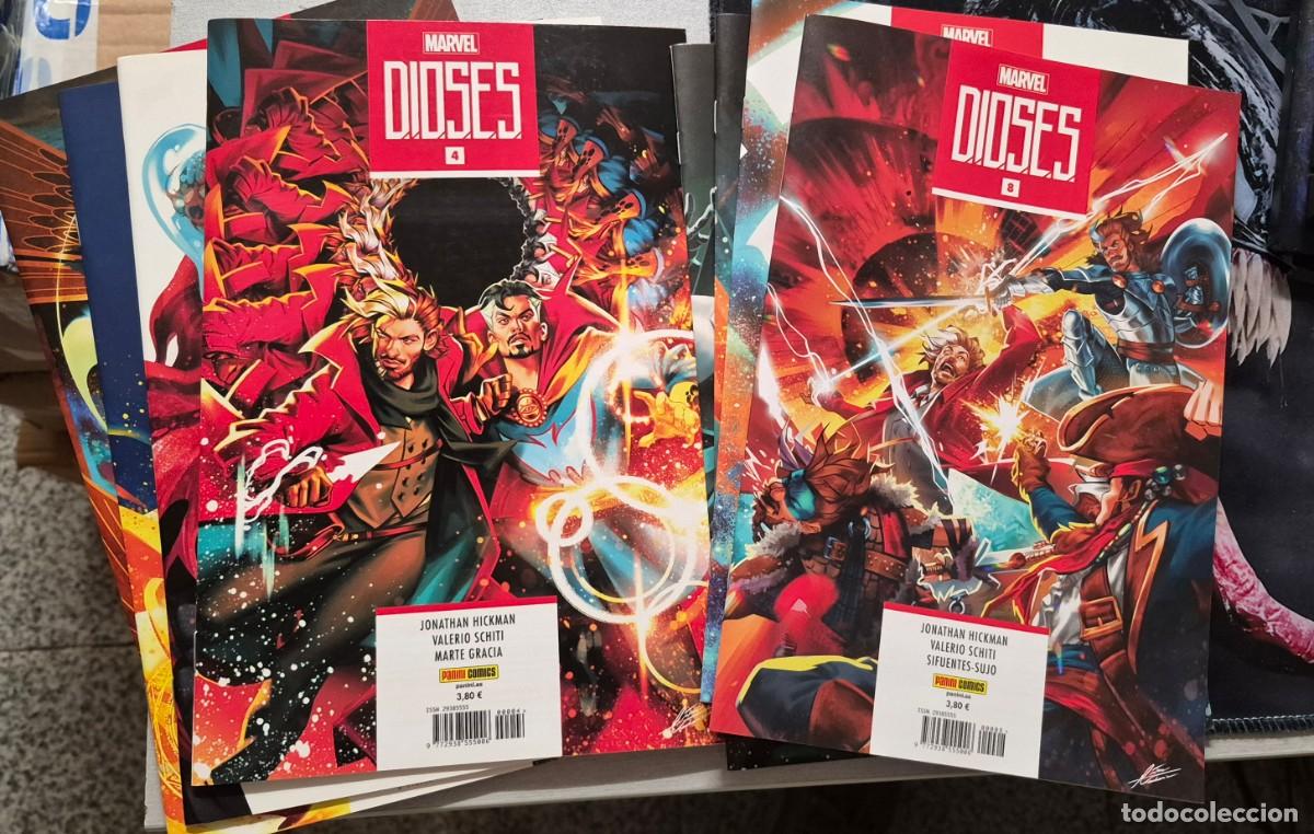 C&oacute;mics: DIOSES &iexcl; COMPLETA 8 NUMEROS ! JONATHAN HICKMAN / MARVEL - PANINI - Foto 1