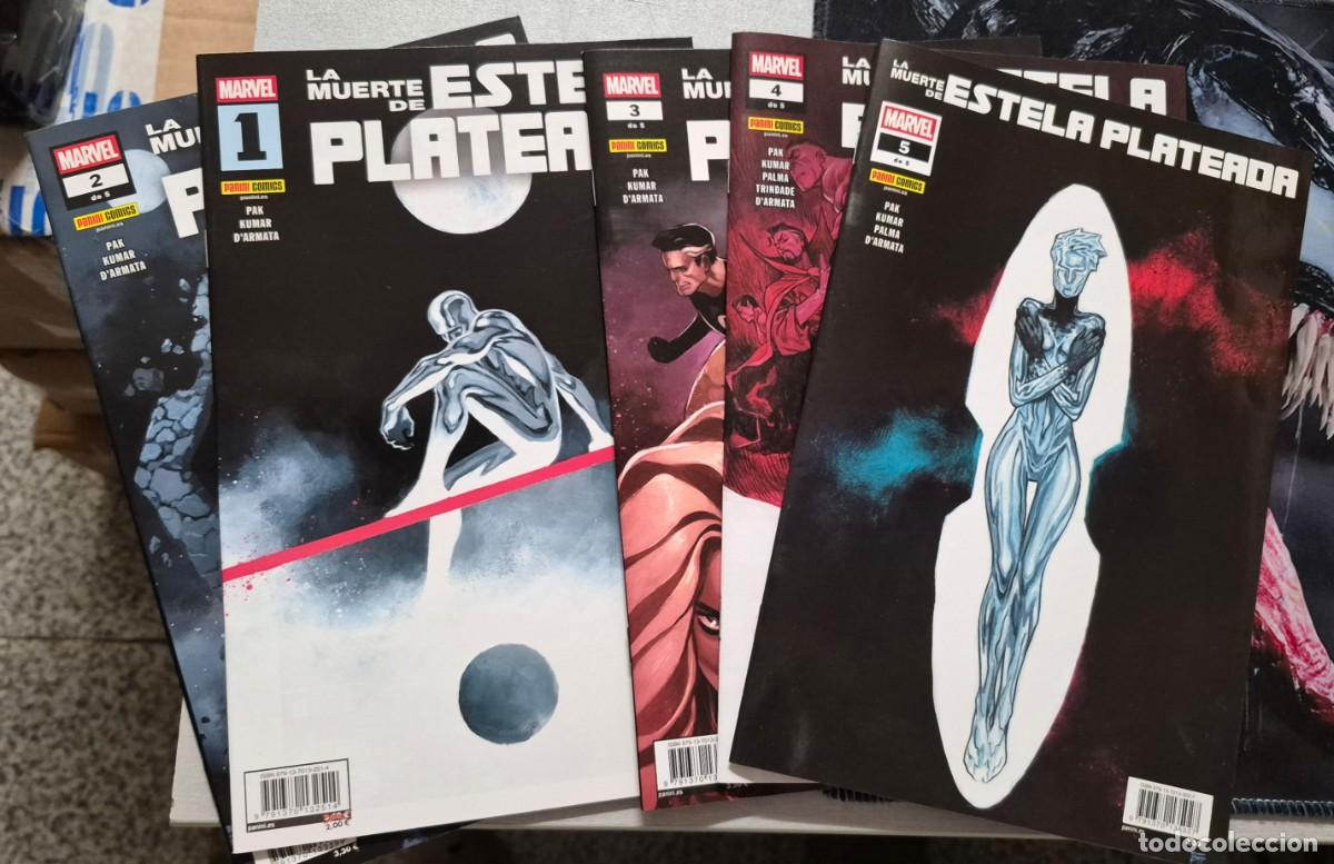 C&oacute;mics: LA MUERTE DE ESTELA PLATEADA &iexcl; COMPLETA 5 NUMEROS ! GREG PACK / MARVEL - PANINI
