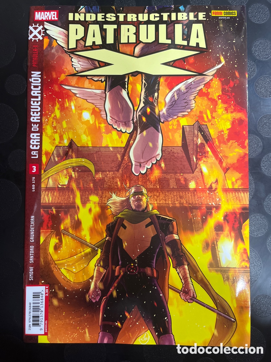 C&oacute;mics: INDESTRUCTIBLE PATRULLA X N.175 / 3 LA ERA DE REVELACI&Oacute;N LA IMPOSIBLE PATRULLA X ( 2020/&hellip; )