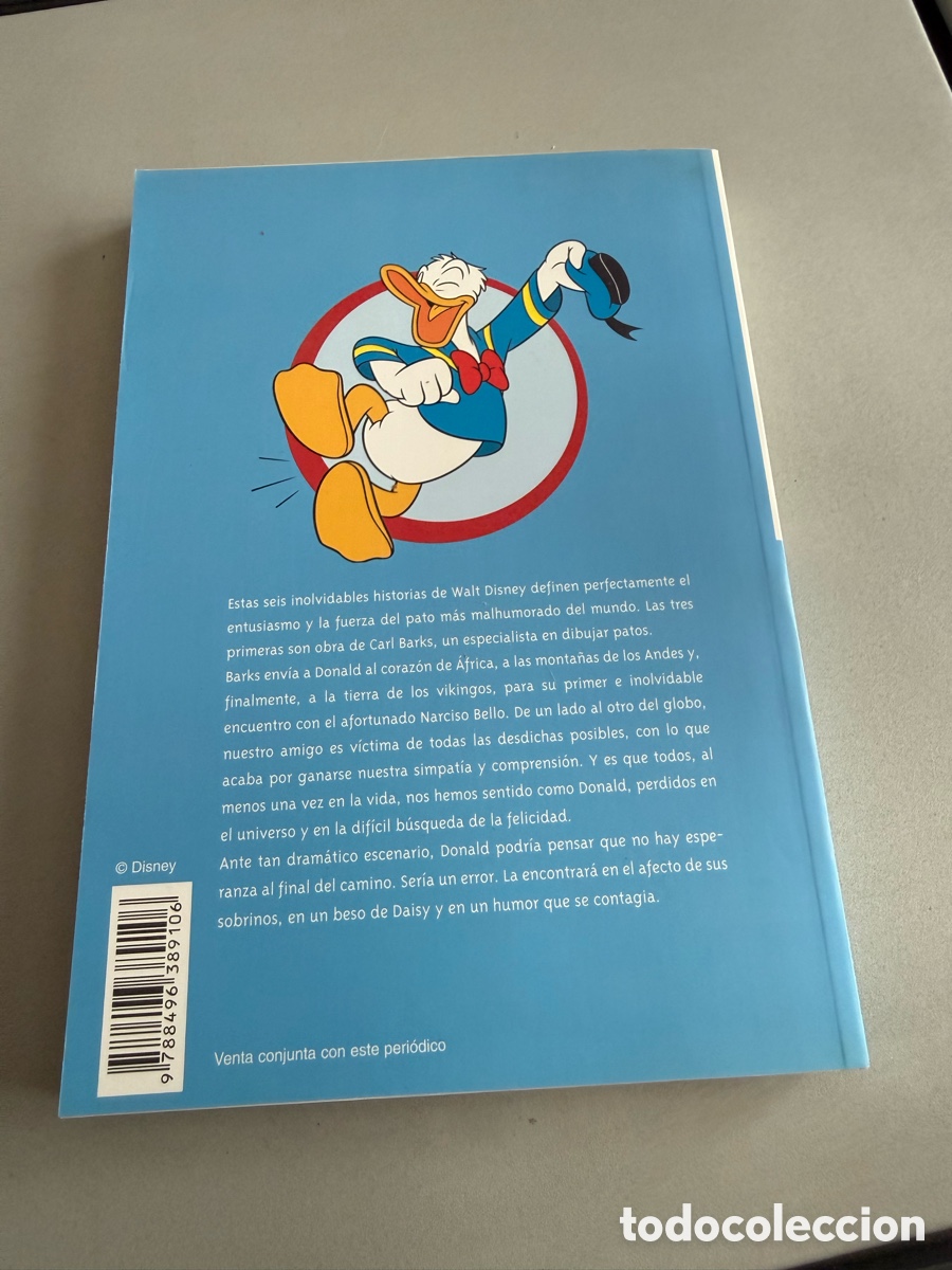 C&oacute;mics: Cl&aacute;sicos del C&oacute;mic. EL PATO DONALD. PANINI 2004 - Foto 2