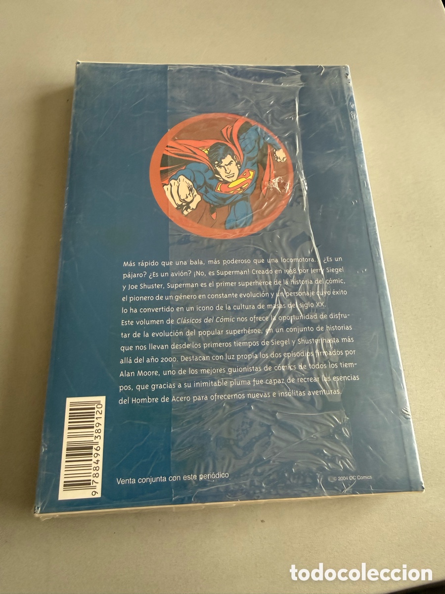 C&oacute;mics: Cl&aacute;sicos del C&oacute;mic. SUPERMAN. PRECINTADO. PANINI 2004 - Foto 2