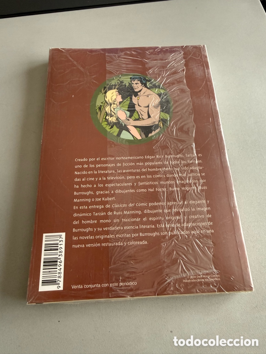 C&oacute;mics: Cl&aacute;sicos del C&oacute;mic. TARZAN. PRECINTADO. PANINI 2004 - Foto 2