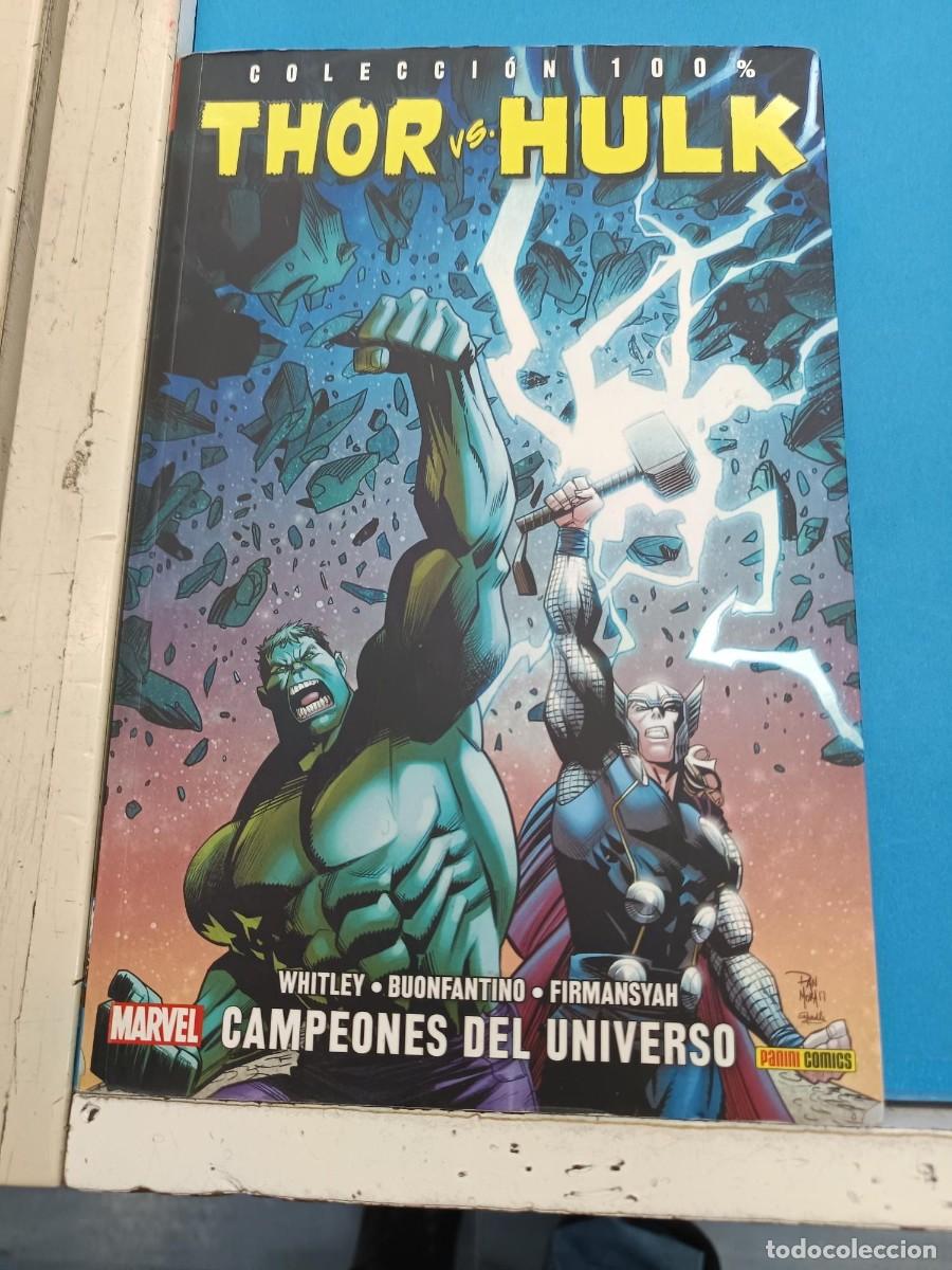 C&oacute;mics: COMIC THOR VS. HULK COLECCCION 100% MARVEL PANINI COMIC - Foto 1