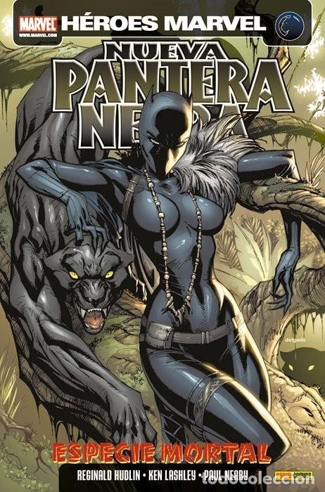 C&oacute;mics: NUEVA PANTERA NEGRA. COLECCION COMPLETA DE 3 TOMOS. HEROES MARVEL. PANINI.