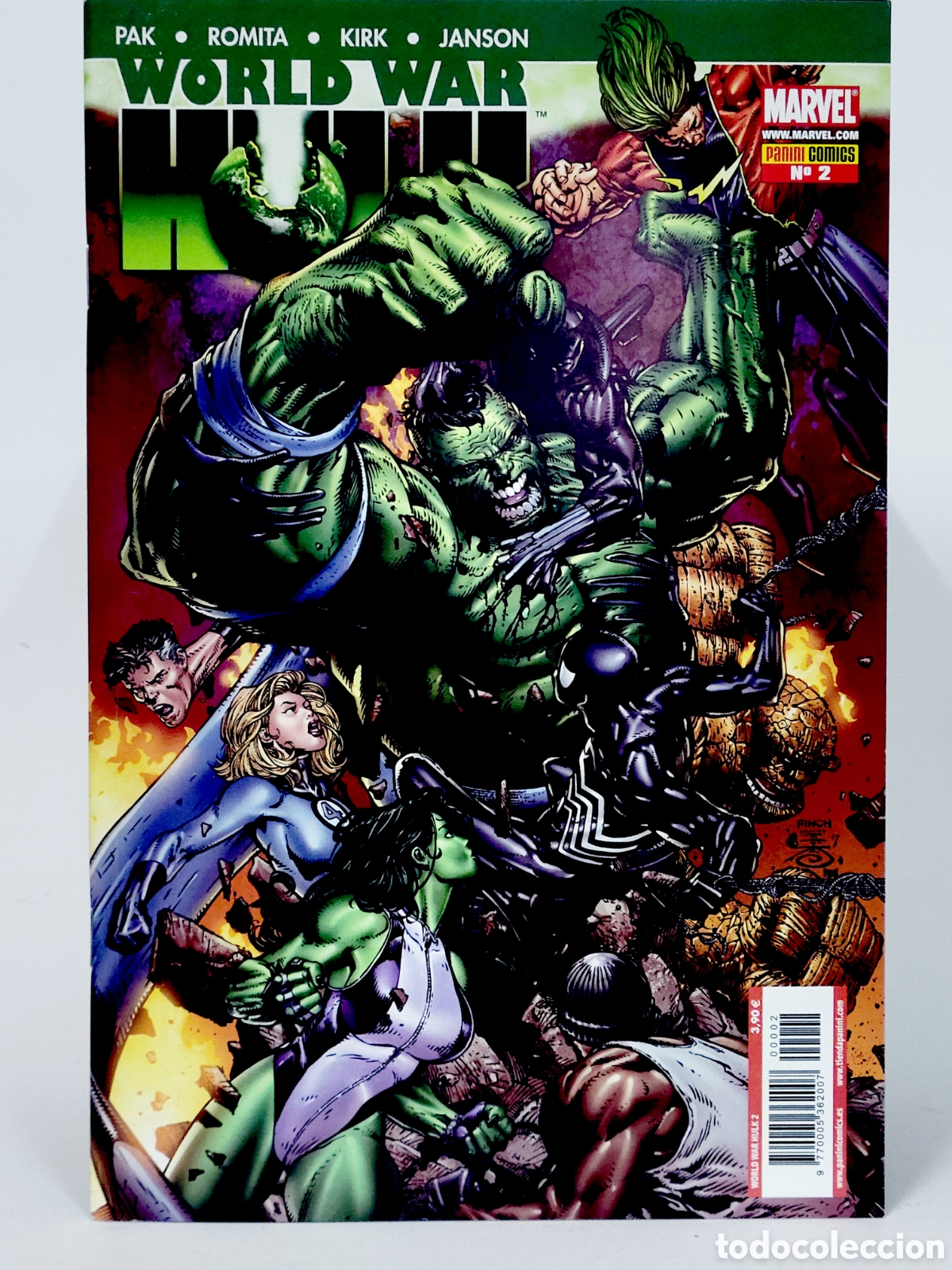 C&oacute;mics: C&Oacute;MIC DE KIOSCO WORLD WAR HULK 2 PANINI MARVEL GRAPA