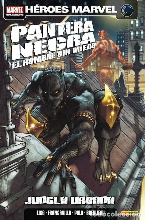 C&oacute;mics: PANTERA NEGRA EL HOMBRE SIN MIEDO. COLECCION COMPLETA DE 2 TOMOS. HEROES MARVEL. PANINI.