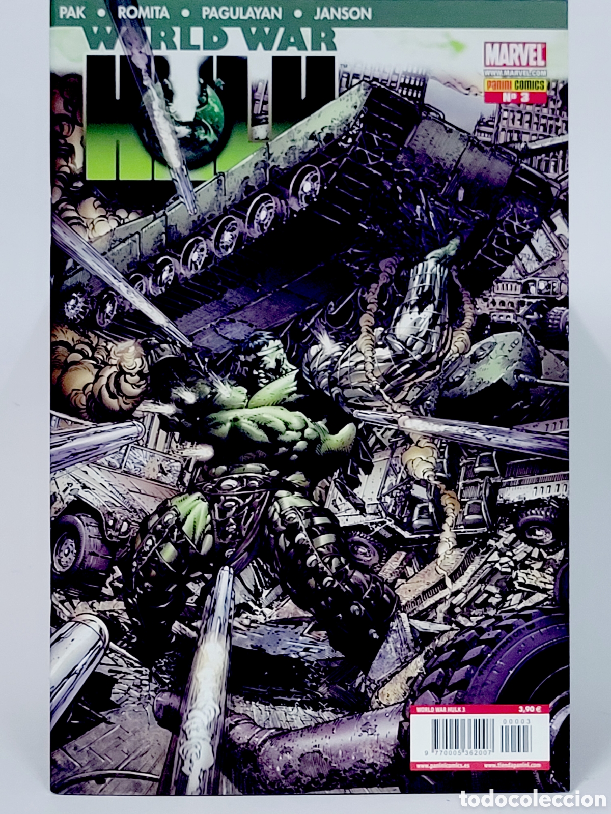 C&oacute;mics: C&Oacute;MIC DE KIOSCO WORLD WAR HULK 3 PANINI MARVEL GRAPA