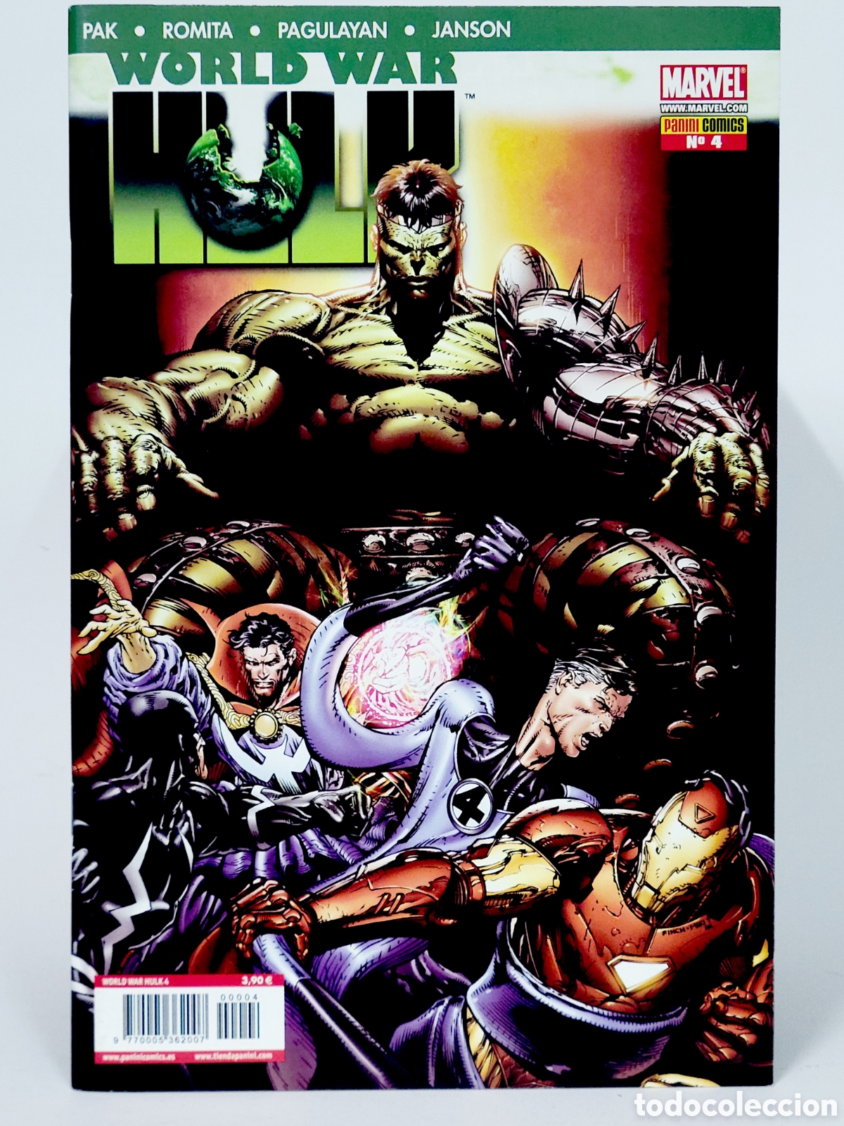 C&oacute;mics: C&Oacute;MIC DE KIOSCO WORLD WAR HULK 4 PANINI MARVEL GRAPA - Foto 1