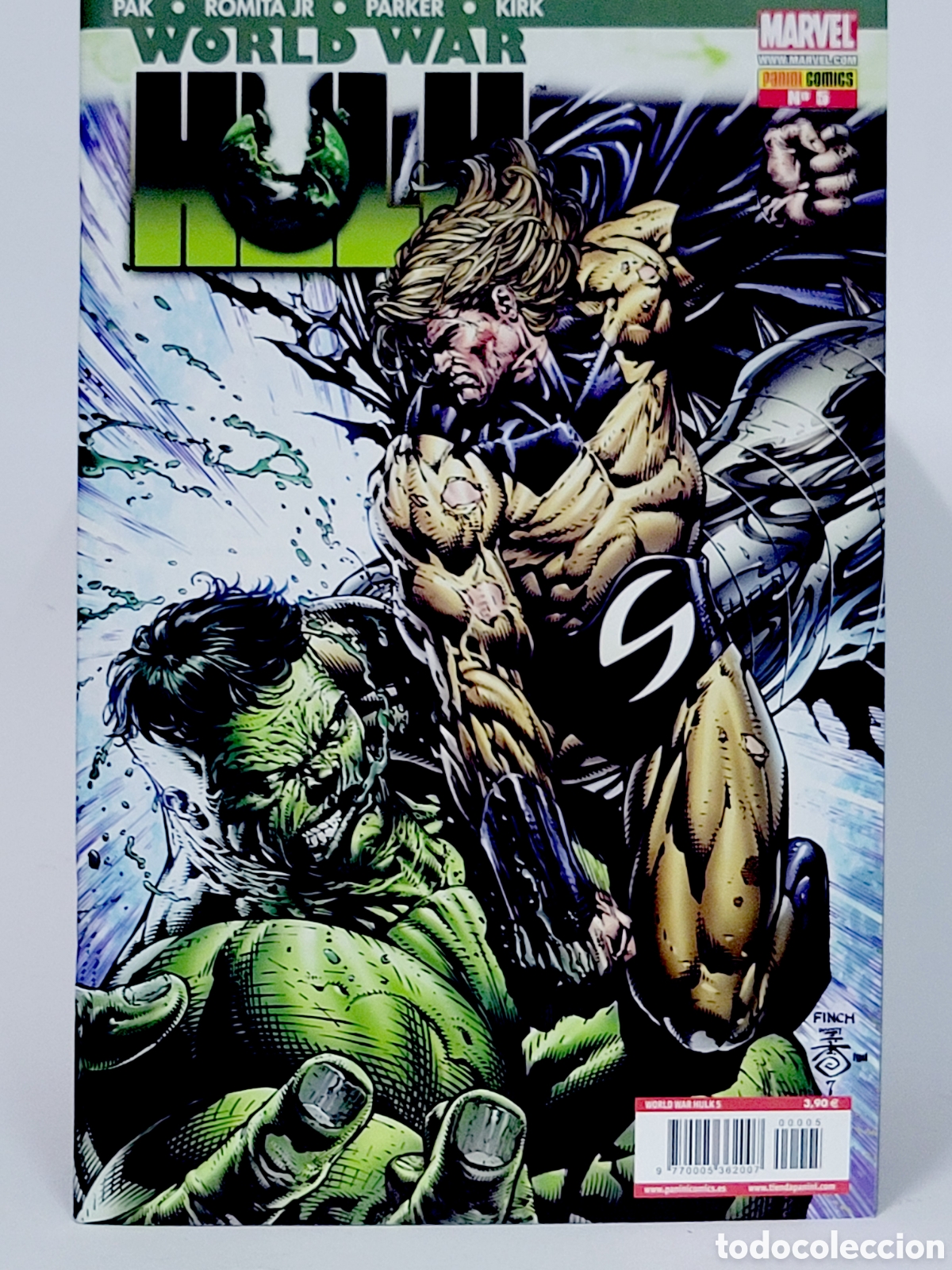 C&oacute;mics: C&Oacute;MIC DE KIOSCO WORLD WAR HULK 5 PANINI MARVEL GRAPA - Foto 1
