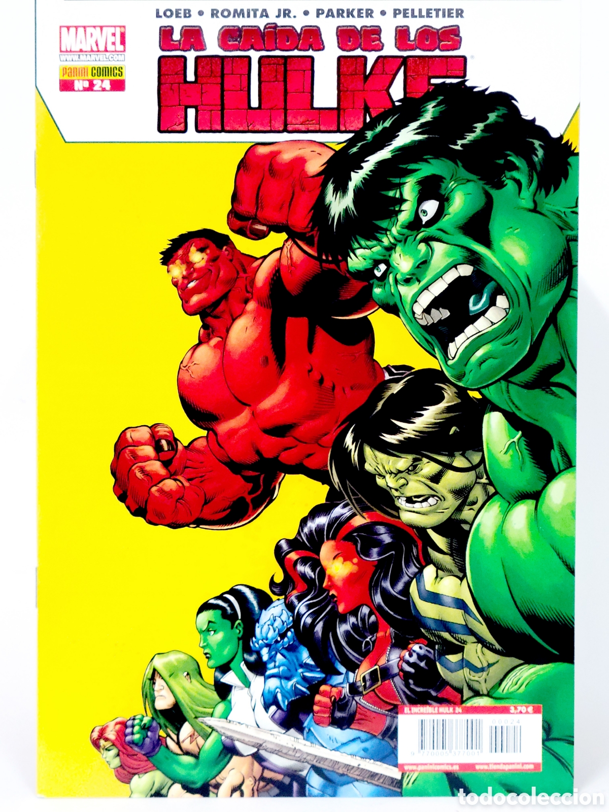 C&oacute;mics: C&Oacute;MIC DE KIOSCO LA CA&Iacute;DA DE LOS HULKS 24 PANINI MARVEL GRAPA