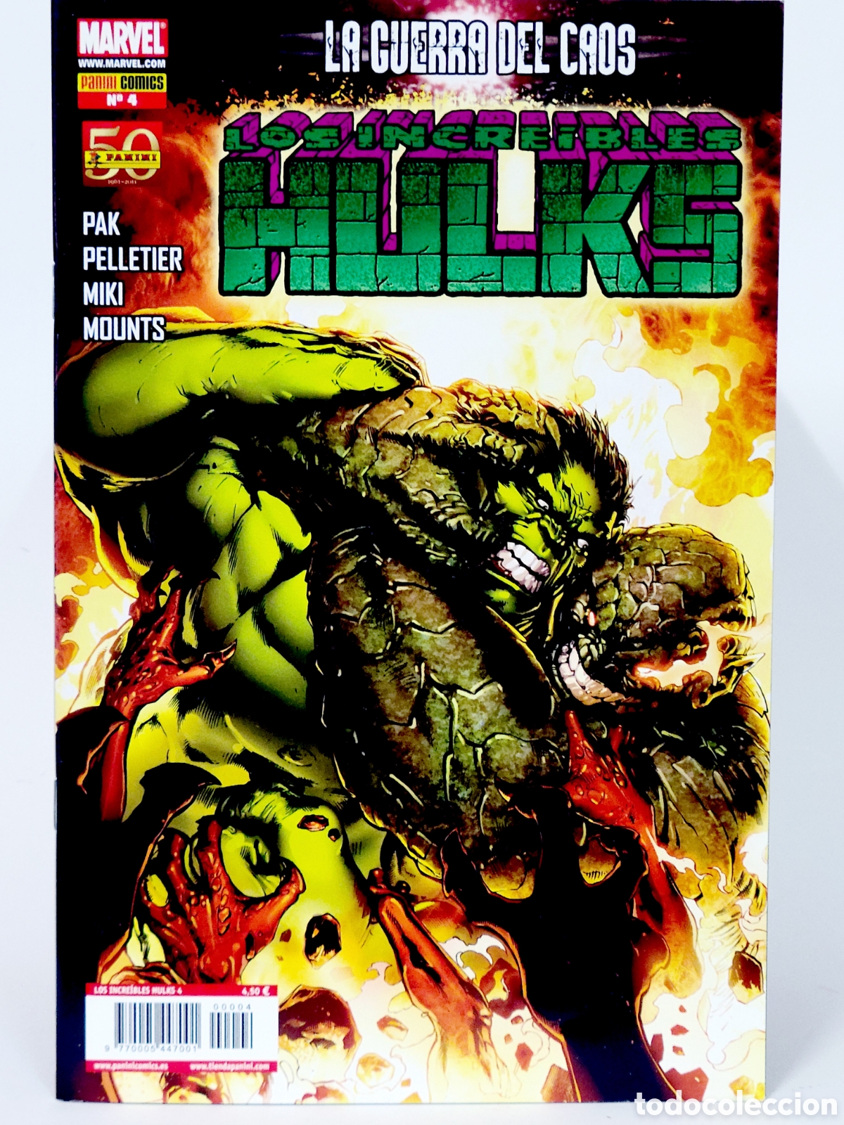 C&oacute;mics: C&Oacute;MIC DE KIOSCO LOS INCRE&Iacute;BLES HULKS 4 LA GUERRA DEL CAOS PANINI MARVEL GRAPA