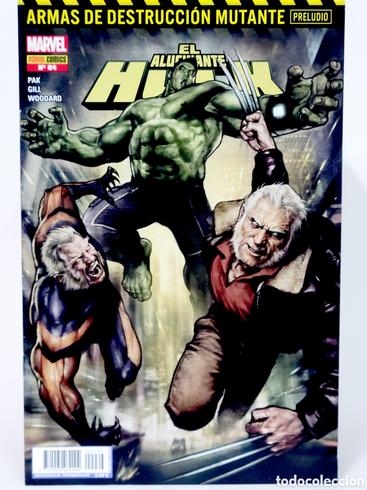 C&oacute;mics: C&Oacute;MIC DE KIOSCO EL ALUCINANTE HULK 64 ARMAS DESTRUCCI&Oacute;N MUTANTE PANINI MARVEL GRAPA