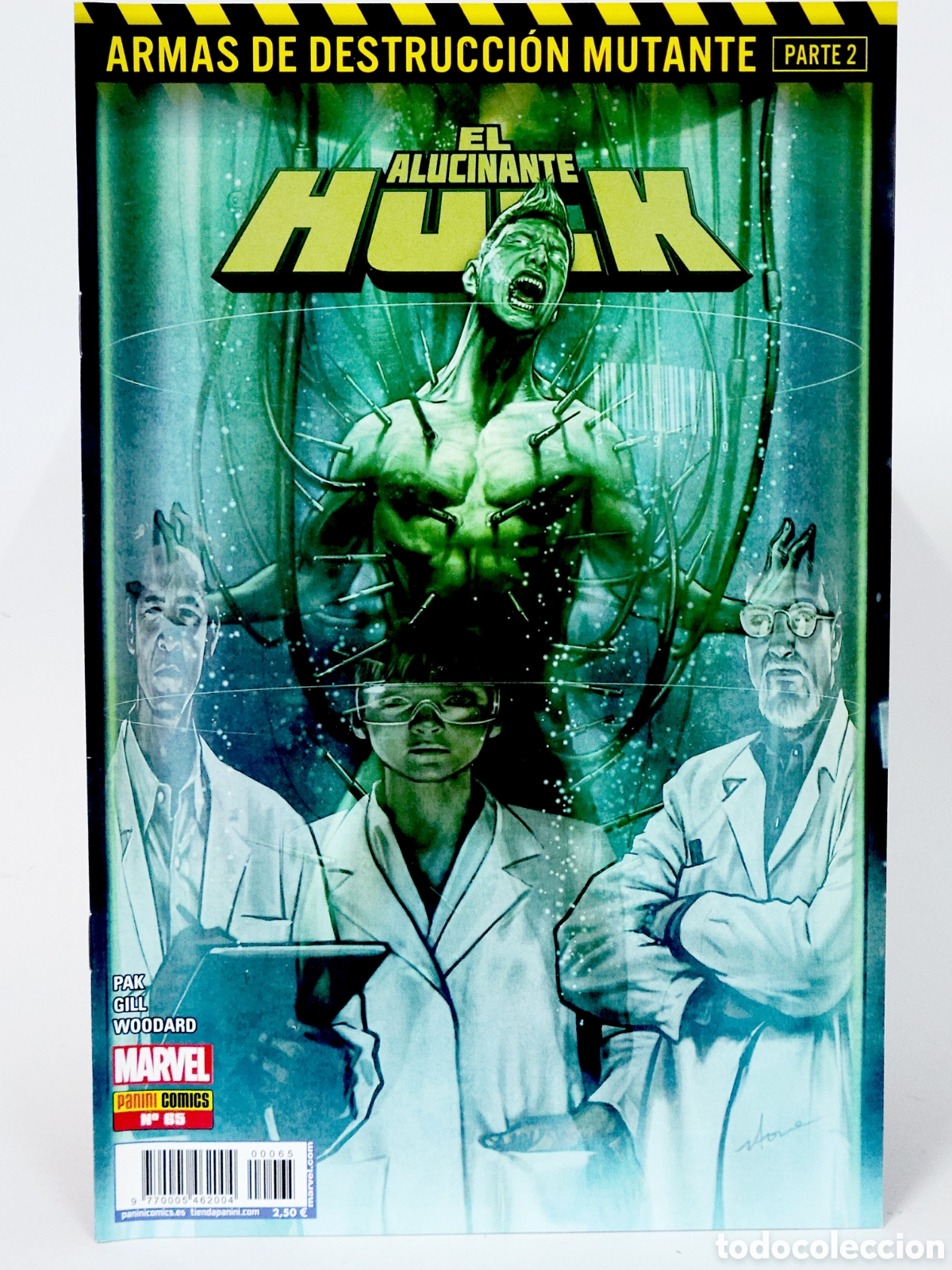 C&oacute;mics: C&Oacute;MIC DE KIOSCO EL ALUCINANTE HULK 65 ARMAS DESTRUCCI&Oacute;N MUTANTE PANINI MARVEL GRAPA