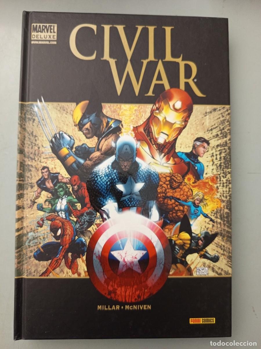 C&oacute;mics: Civil War Marvel de Luxe Panini