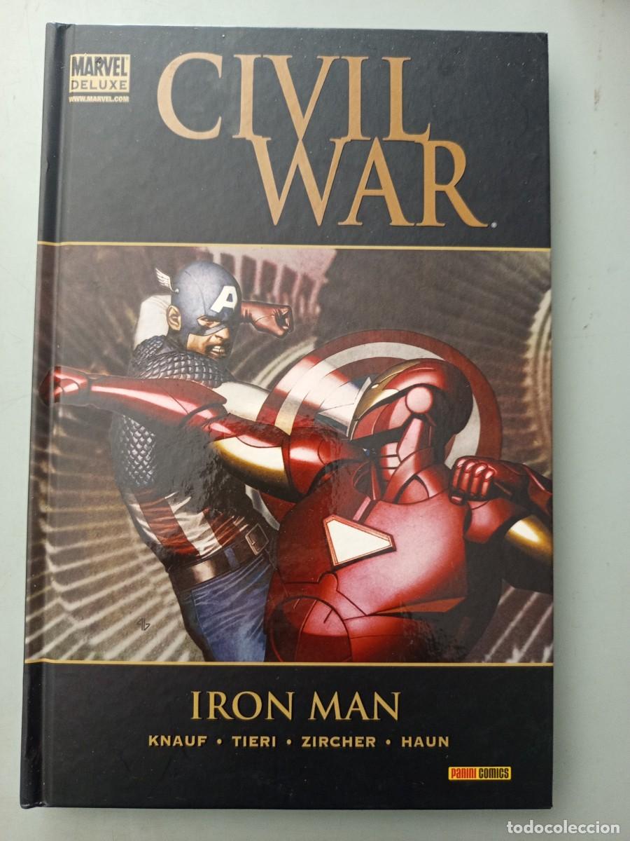 C&oacute;mics: Civil War Iron Man Marvel de Luxe Panini - Foto 1
