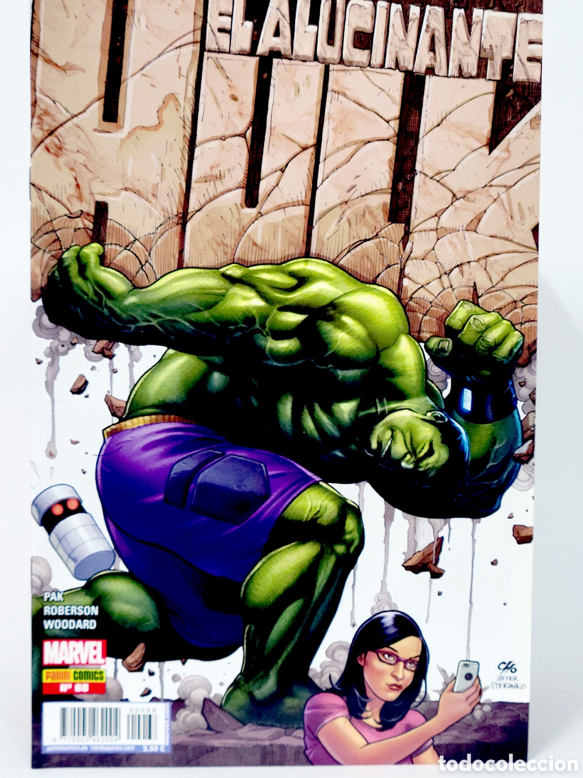 C&oacute;mics: C&Oacute;MIC DE KIOSCO EL ALUCINANTE HULK 68 PANINI MARVEL GRAPA