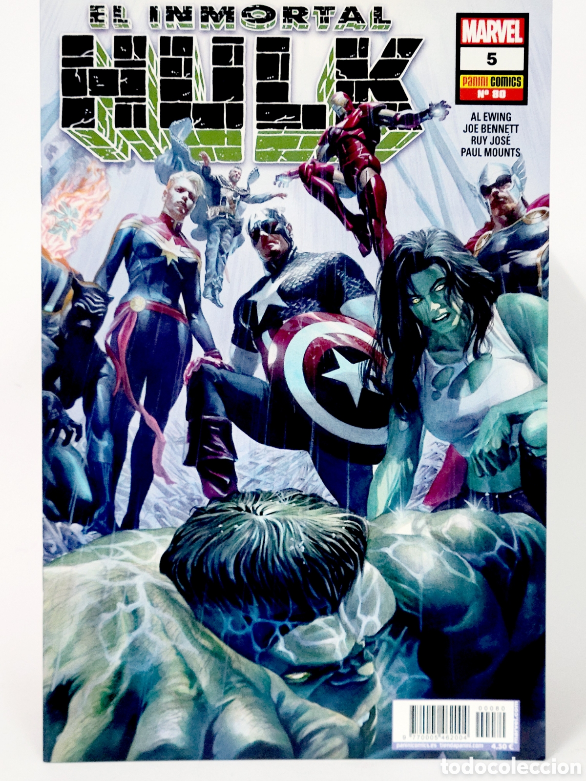 C&oacute;mics: C&Oacute;MIC DE KIOSCO EL INMORTAL HULK 80 PANINI 5 MARVEL GRAPA