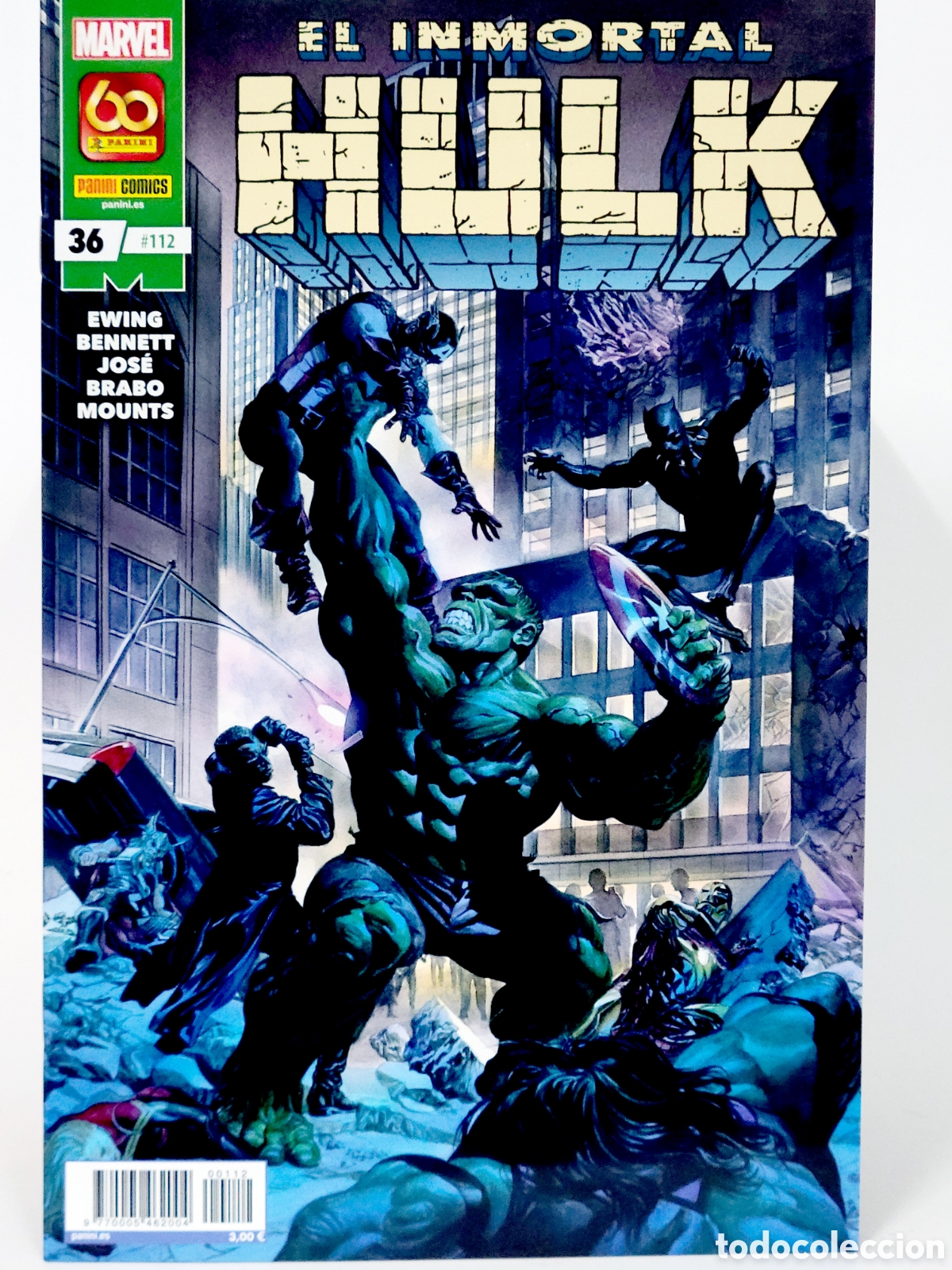 C&oacute;mics: C&Oacute;MIC DE KIOSCO EL INMORTAL HULK 112 PANINI 36 MARVEL GRAPA