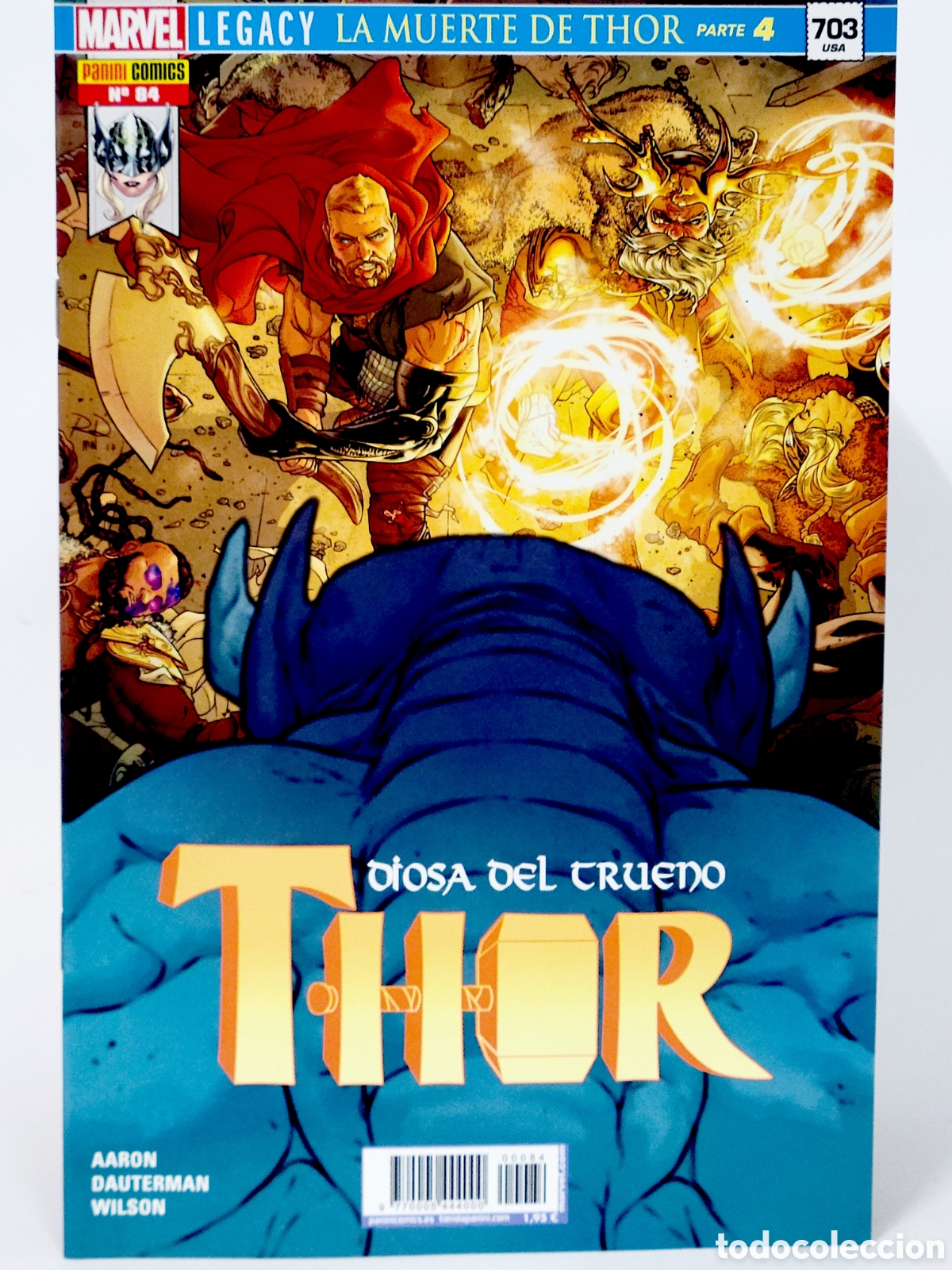 C&oacute;mics: C&Oacute;MIC DE KIOSCO THOR DIOSA DEL TRUENO 84 PANINI MARVEL GRAPA - Foto 1