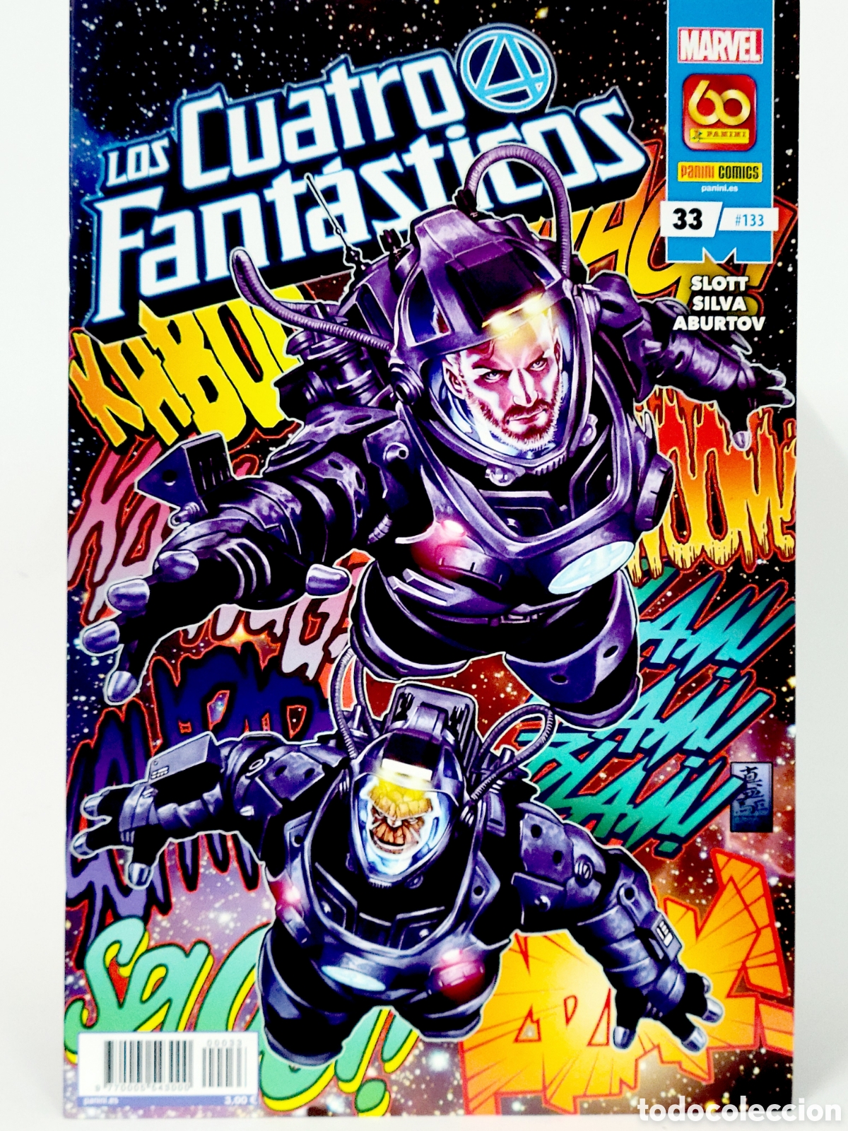 C&oacute;mics: C&Oacute;MIC DE KIOSCO LOS CUATRO FANT&Aacute;STICOS 133 VOL.7 PANINI VOLUMEN 33 MARVEL GRAPA