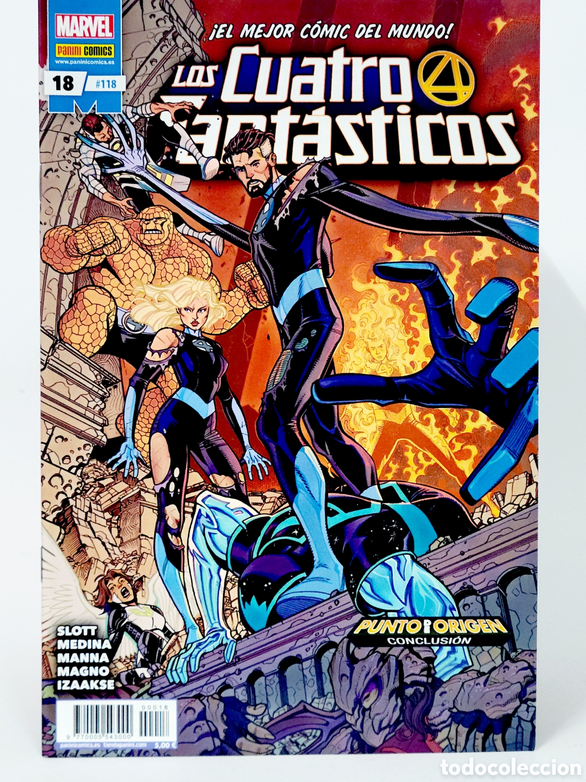C&oacute;mics: C&Oacute;MIC DE KIOSCO LOS CUATRO FANT&Aacute;STICOS 118 VOL.7 PANINI VOLUMEN 18 MARVEL GRAPA