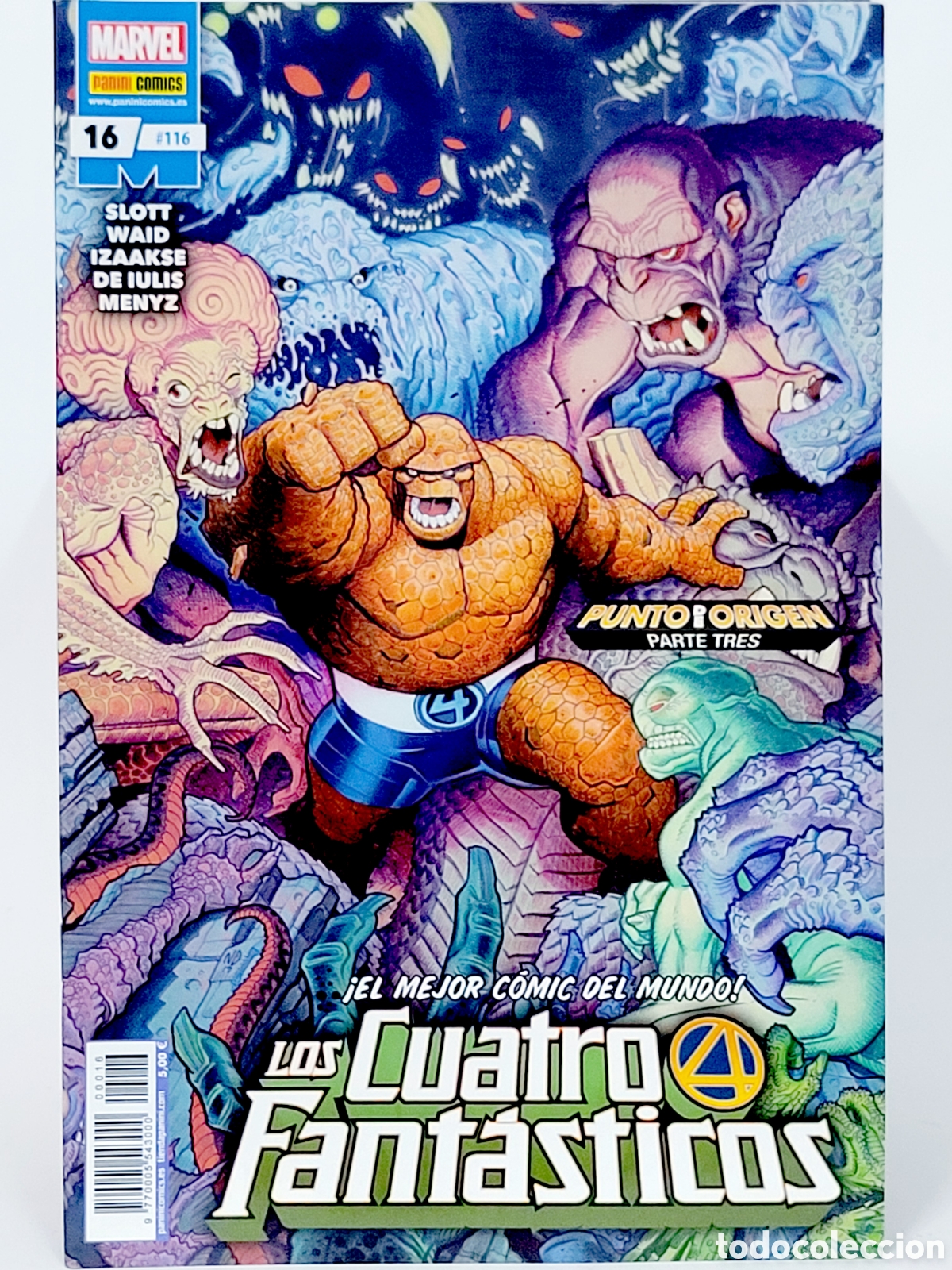 C&oacute;mics: C&Oacute;MIC DE KIOSCO LOS CUATRO FANT&Aacute;STICOS 116 VOL.7 PANINI VOLUMEN 16 MARVEL GRAPA