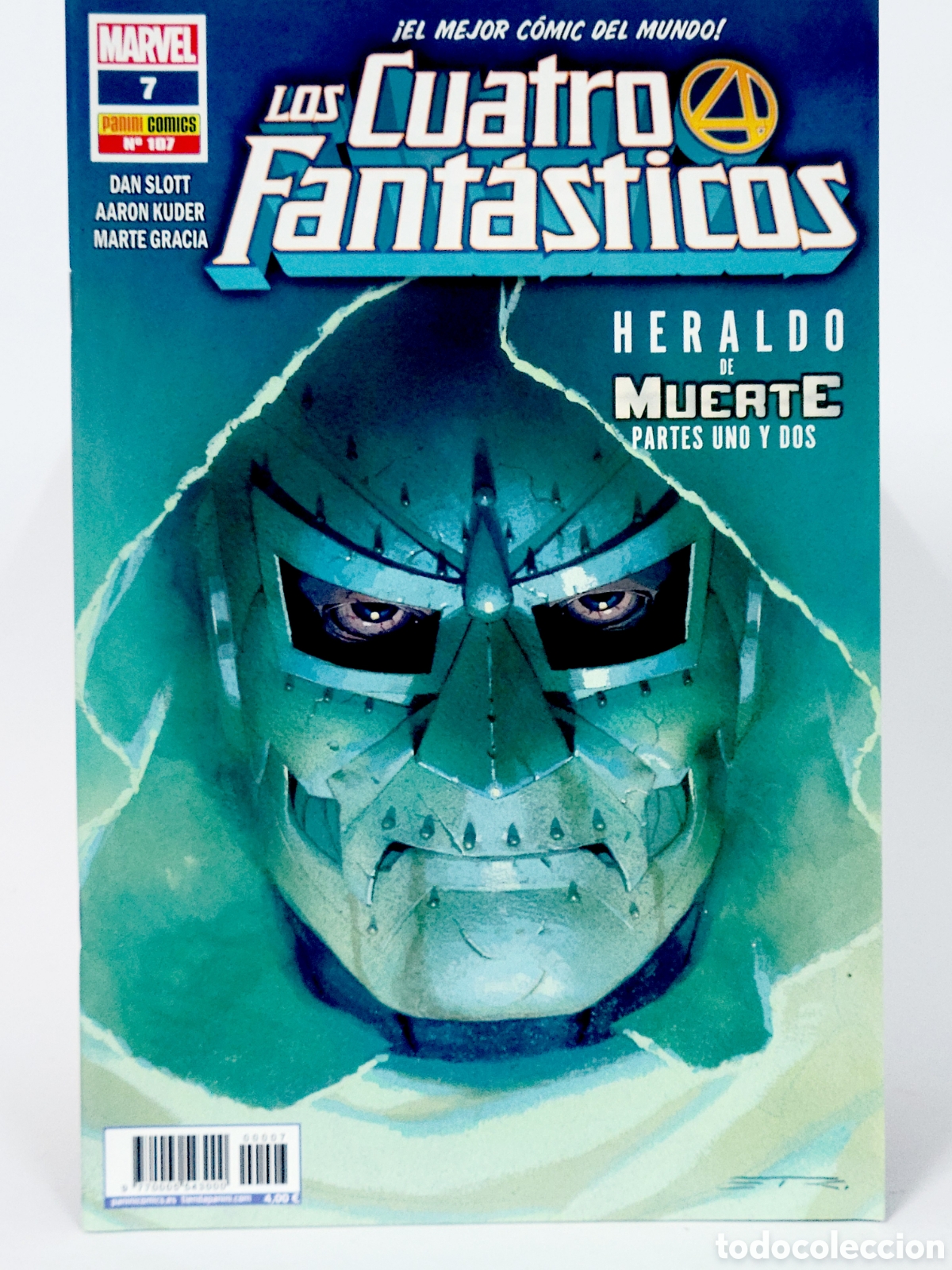 C&oacute;mics: C&Oacute;MIC DE KIOSCO LOS CUATRO FANT&Aacute;STICOS 107 HERALDO DE MUERTE VOL.7 PANINI VOLUMEN 35 MARVEL GRAPA