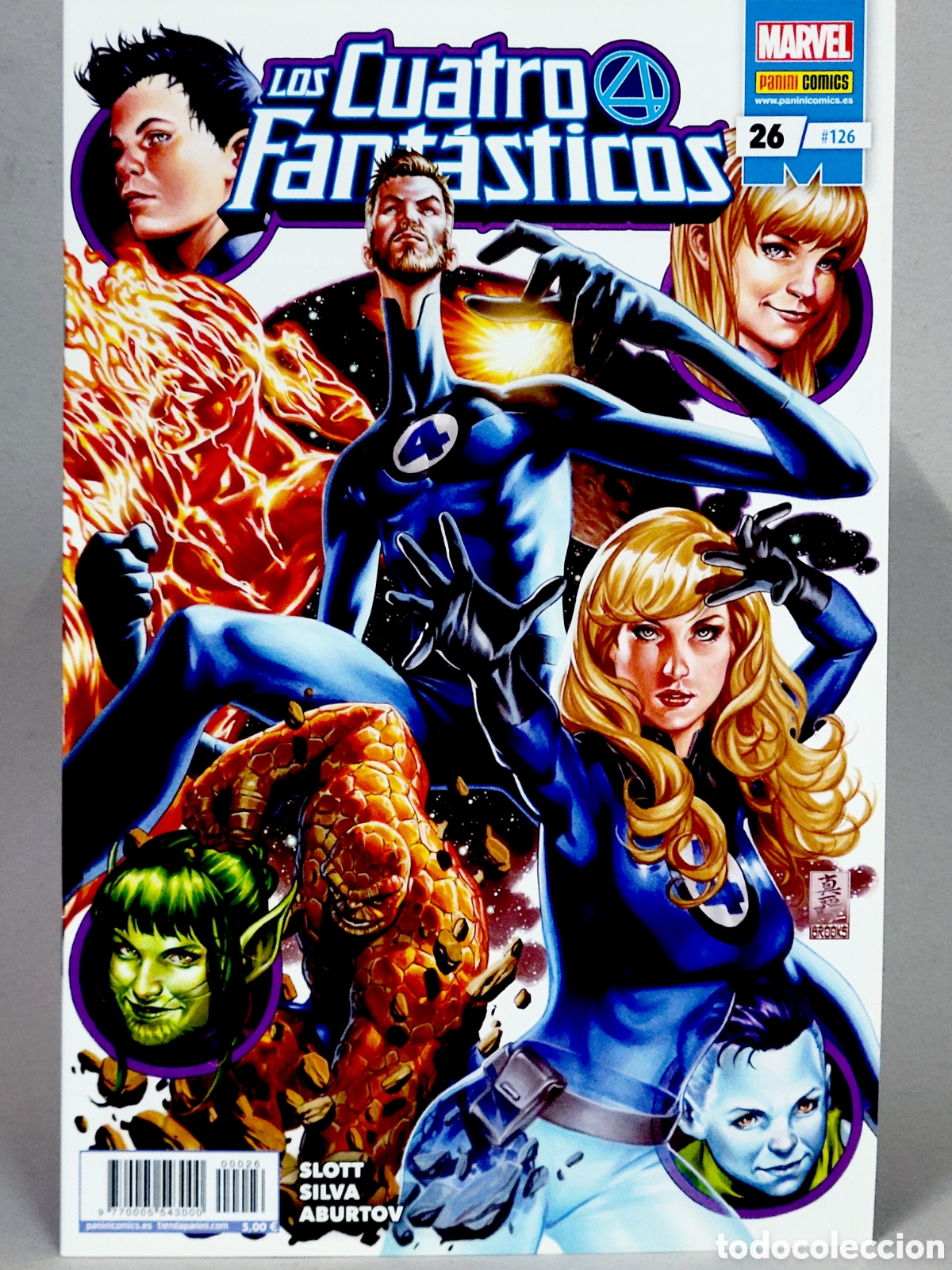 C&oacute;mics: C&Oacute;MIC DE KIOSCO LOS CUATRO FANT&Aacute;STICOS 126 VOL.7 PANINI VOLUMEN 26 MARVEL GRAPA