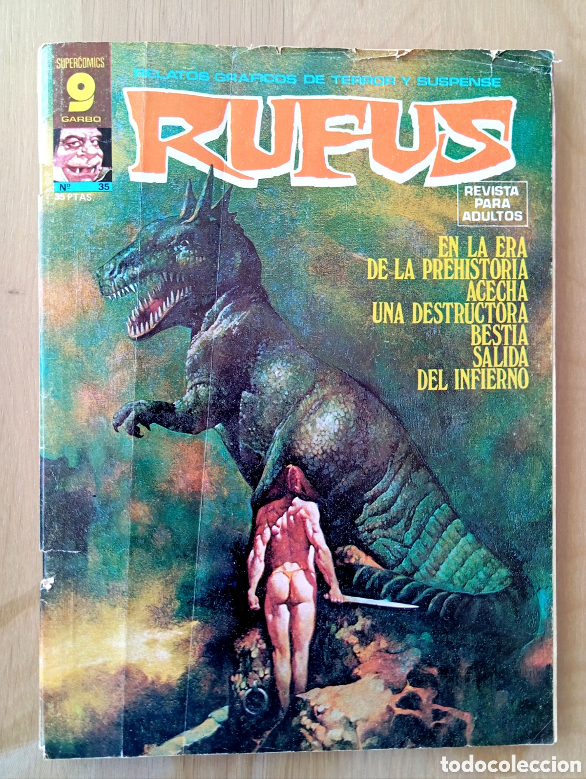 C&oacute;mics: COMIC RUFUS SUPERCOMICS GARBO 35 1976 RELATOS GR&Aacute;FICOS DE TERROR Y SUSPENSE VER &Iacute;NDICE