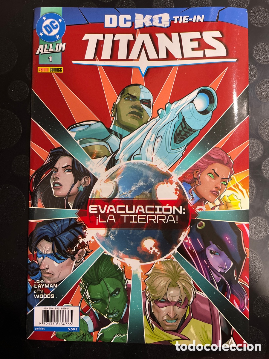 C&oacute;mics: TITANES N.1 DC KO TIE IN : EVACUACI&Oacute;N LA TIERRA ALL IN K.O. ( 2026 )
