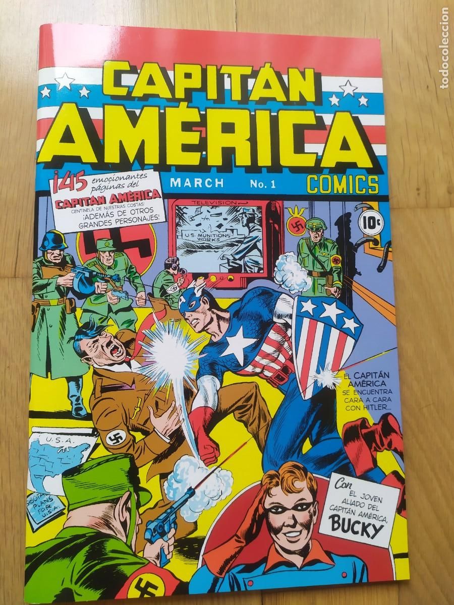 C&oacute;mics: MARVEL FACSIMIL 13.PANINI COMICS. CAPITAN AMERICA N&ordm; 1. EN ESPA&Ntilde;OL. 2020 - Foto 1