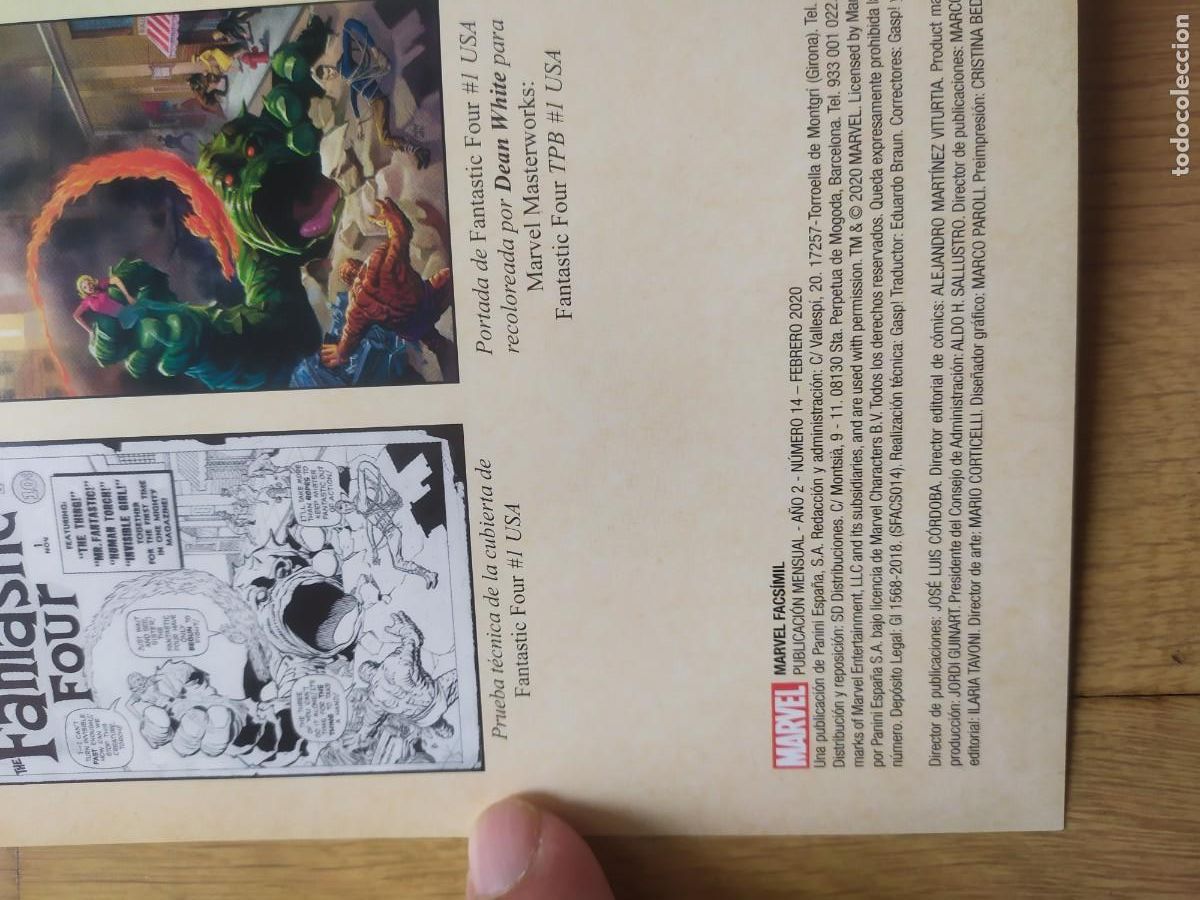 C&oacute;mics: PANINI COMICS. MARVEL FACSIMIL. LOS CUATRO FANTASTICOS 1. 2020. - Foto 3