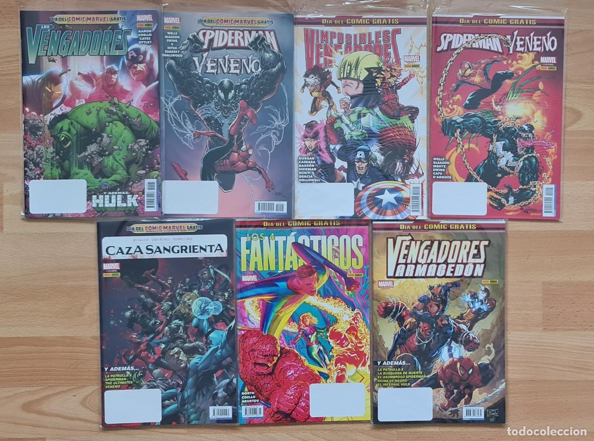 C&oacute;mics: DIA DEL COMIC GRATIS MARVEL. Colecci&oacute;n completa de 15 comics. Panini Comics 2014 - Foto 2