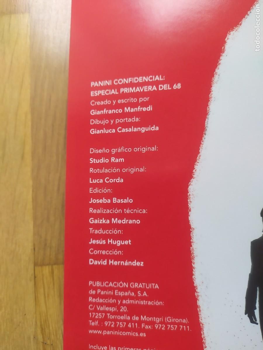 C&oacute;mics: COMIC PANINI CONFIDENCIAL. PRIMAVERA DEL 68. NUEVO. 2018. - Foto 2