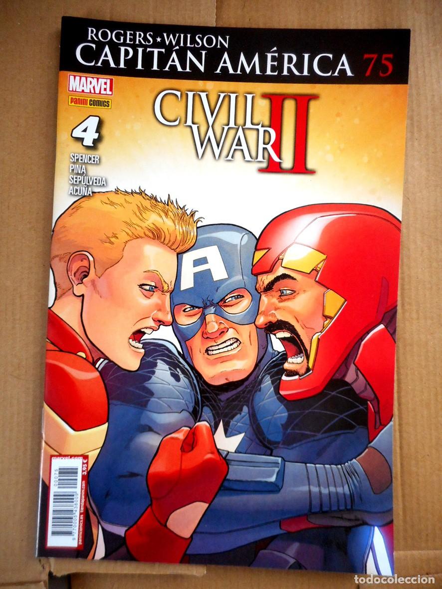 C&oacute;mics: ROGERS-WILSON: CAPIT&Aacute;N AM&Eacute;RICA N&ordm;75 (PANINI-DICIEMBRE 2016) NICK SPENCER-JAVIER PINA