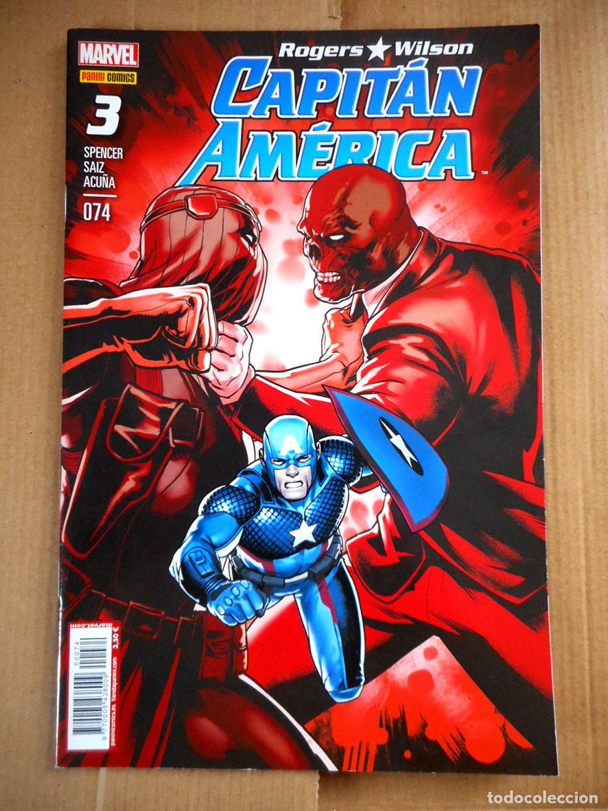 C&oacute;mics: ROGERS-WILSON: CAPIT&Aacute;N AM&Eacute;RICA N&ordm;74 (PANINI-NOVIEMBRE 2016) NICK SPENCER-JES&Uacute;S SAIZ