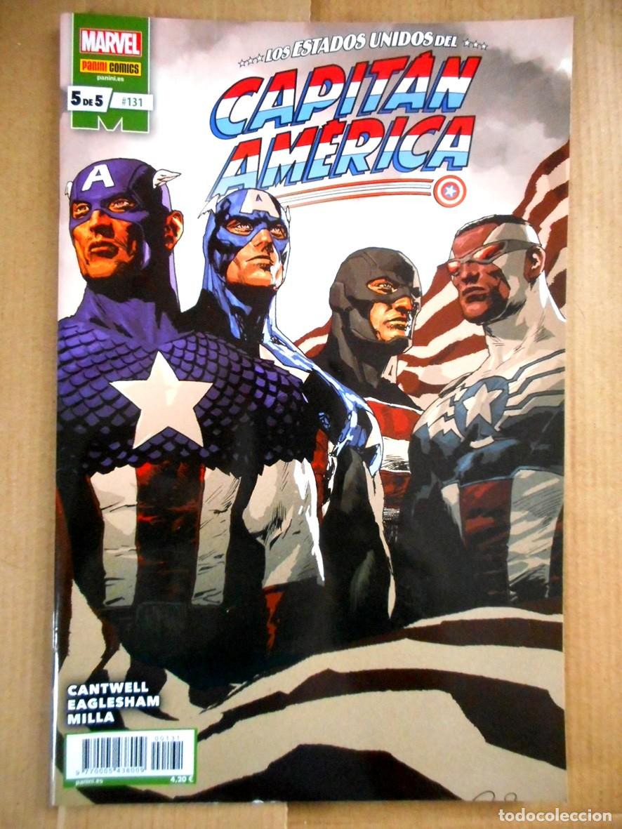 C&oacute;mics: CAPIT&Aacute;N AM&Eacute;RICA N&ordm;131 -LOS ESTADOS UNIDOS DEL CAPIT&Aacute;N AM&Eacute;RICA N&ordm;5- (PANINI-ABRIL 2022)