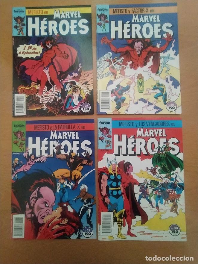 C&oacute;mics: MEFISTO HEROES MARVEL, MINISERIE 4 COMICS,