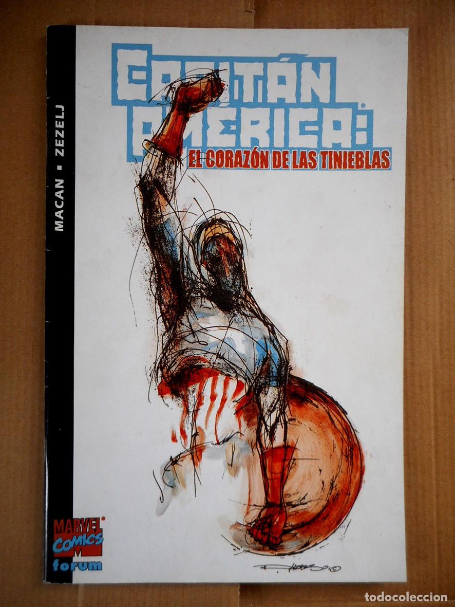 C&oacute;mics: CAPIT&Aacute;N AM&Eacute;RICA: EL CORAZ&Oacute;N DE LAS TINIEBLAS (PANINI-MARZO 2003) DARKO MACAN-DANIJEL ZEZELJ
